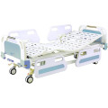 Medical Movable Full-Fowler Central Locking Hospital Bed with ABS Headboards